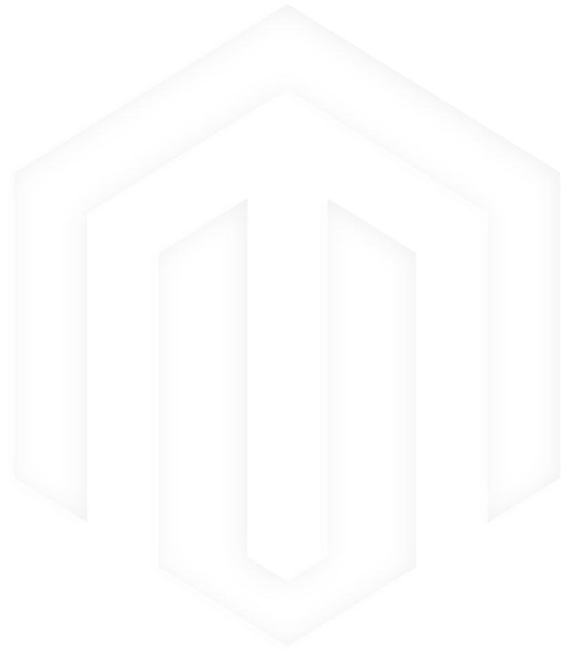 We Work On Magento - Magento Vs Shopify Vs (888x942), Png Download