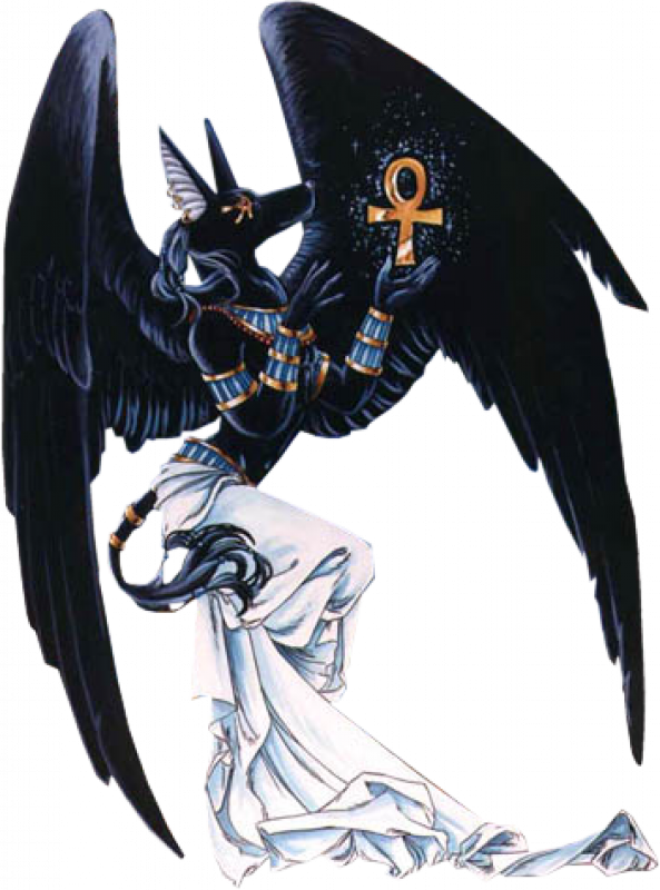 Anubis - Dessin Dieu Egyptien Anubis (593x800), Png Download