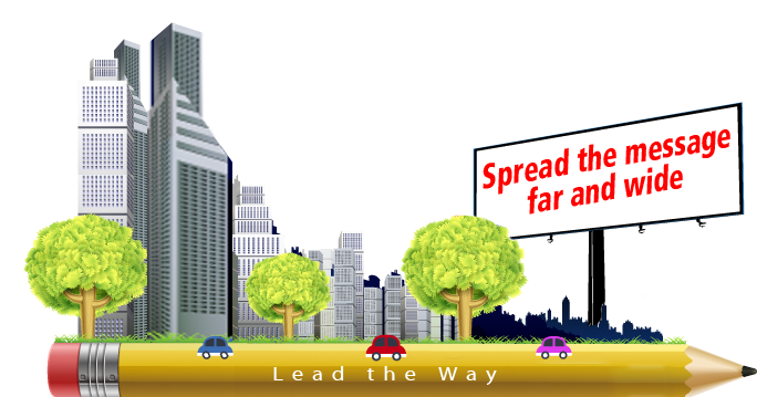 Road Advertising In Dubai - Outdoor Advertising Png (684x359), Png Download