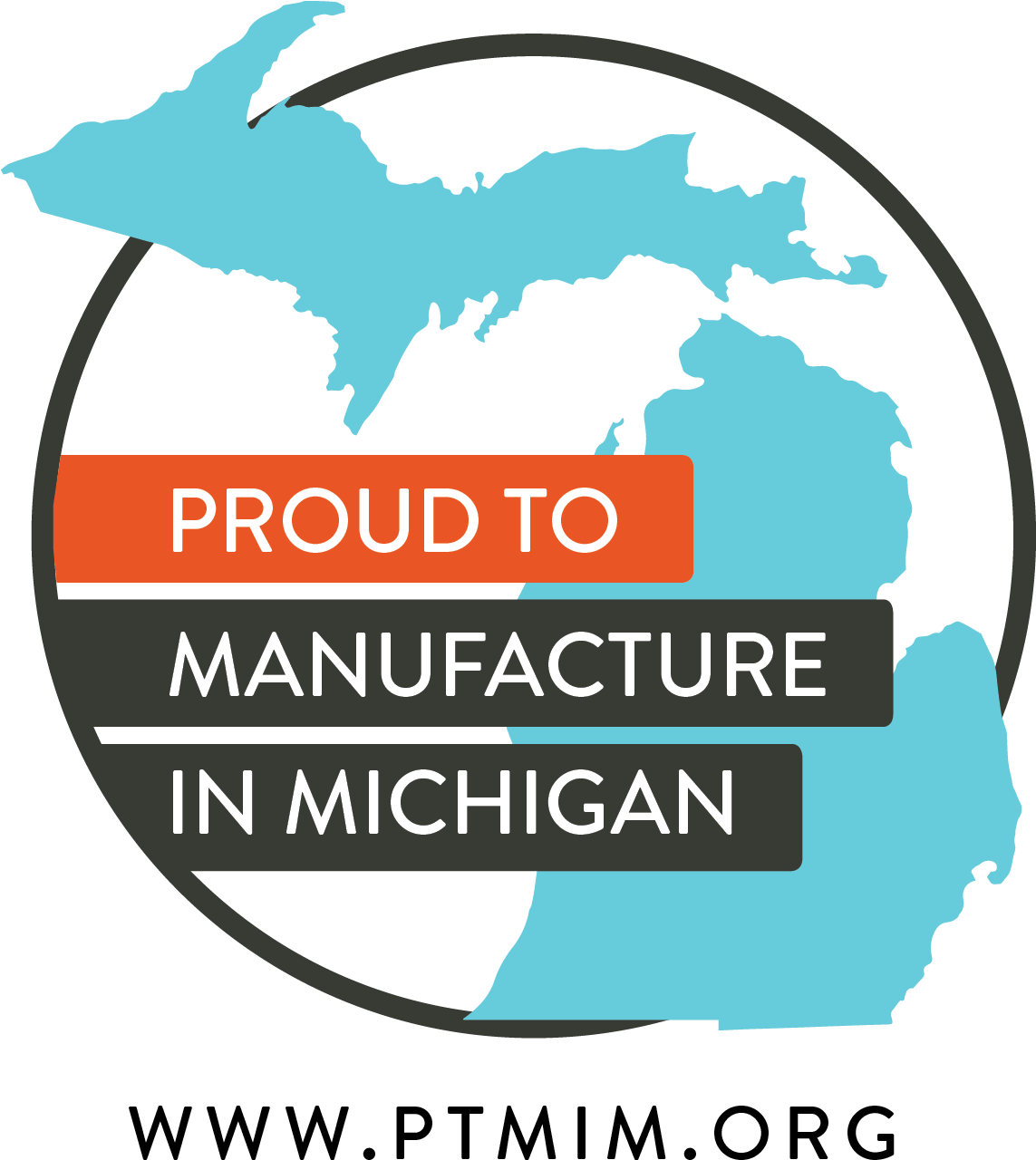 Proud To Manufacture In Michigan (1142x1303), Png Download