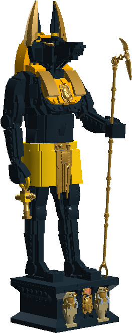 1 / - Egyptian Lego (520x691), Png Download