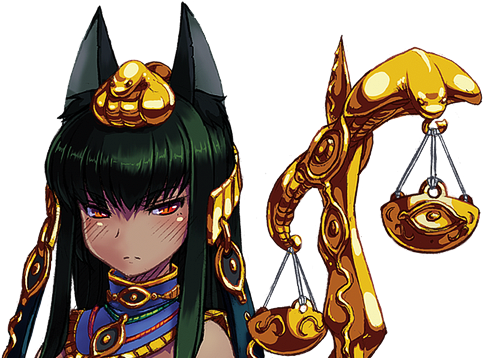 Anubis - Moe - Sexy Anubis Girl (487x366), Png Download