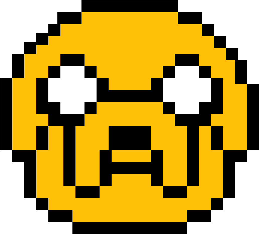 Jake Pixel Art - Pixel Art Smiley (1200x1200), Png Download