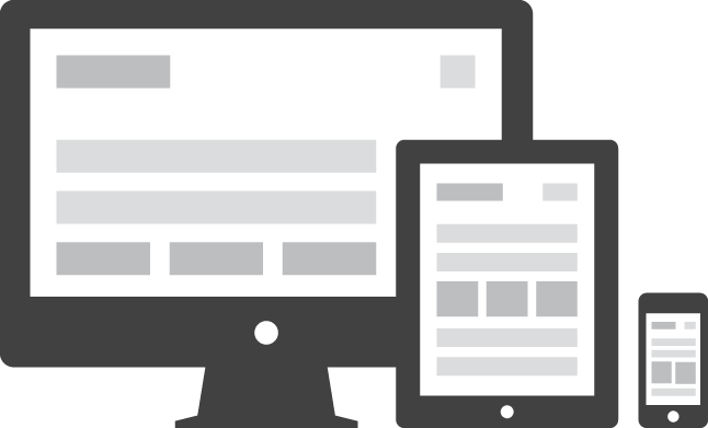 Design For Multiple Devices - Responsive Web Design Logo (646x391), Png Download