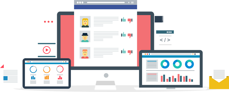 Social Advertising - - Social Media (745x300), Png Download