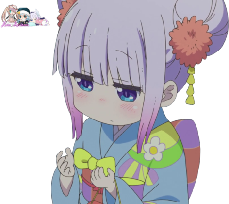 Prof-kenny - Kobayashi San Chi No Maid Dragon Kanna Render (500x419), Png Download