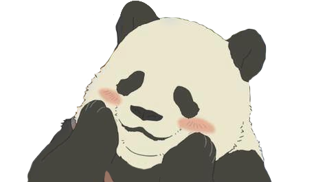 Panda Anime Png - Png Panda (500x300), Png Download