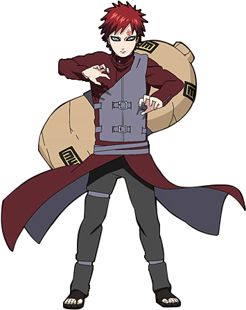 Kazekage Gaara-a - Gaara Kazekage (360x454), Png Download