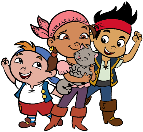 Cubby Jake, Cubby, Izzy, - Jake And Cubby (482x443), Png Download