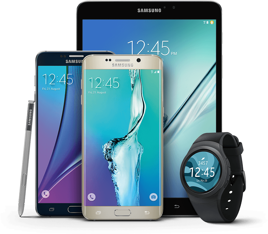 Authorized Service Centre For Samsung Devices - Samsung Galaxy S6 Edge+ - 32 Gb - Platinum Gold - Verizon (965x824), Png Download