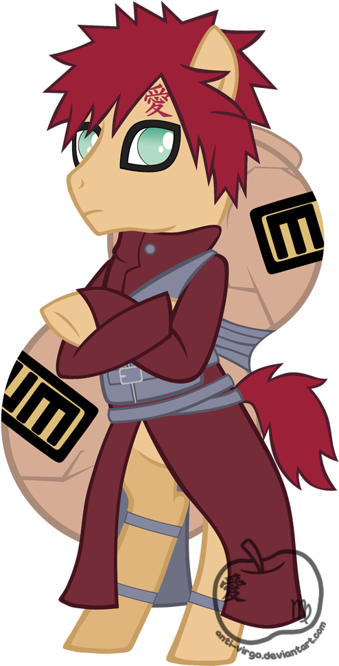 Gaara Twilight Sparkle Rainbow Dash Pony Clothing Mammal - My Little Pony: Friendship Is Magic (524x1000), Png Download