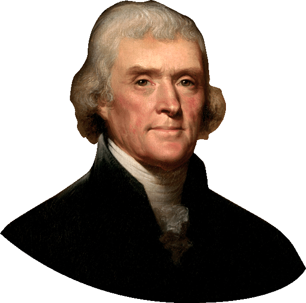Thomas Jefferson (600x594), Png Download