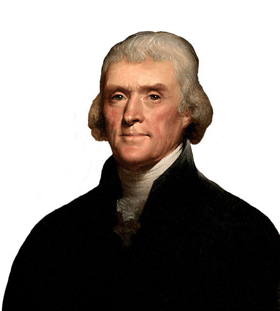 Thomas Jefferson - Autobiography Of Thomas Jefferson [book] (595x637), Png Download
