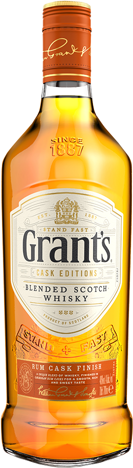 Grant's Triple Wood Rum Cask Whisky - Grants Cask Edition Rum (1000x1000), Png Download