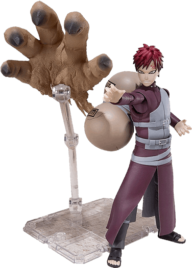 Naruto S.h. Figuarts Gaara Action Figure (600x600), Png Download