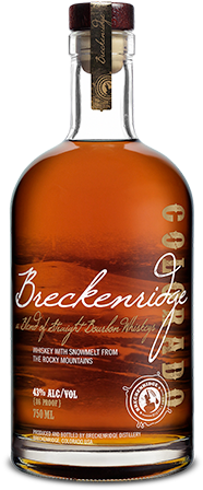Breckbourbon-web - Breckenridge Blend Of Straight Bourbon Whiskeys (300x497), Png Download