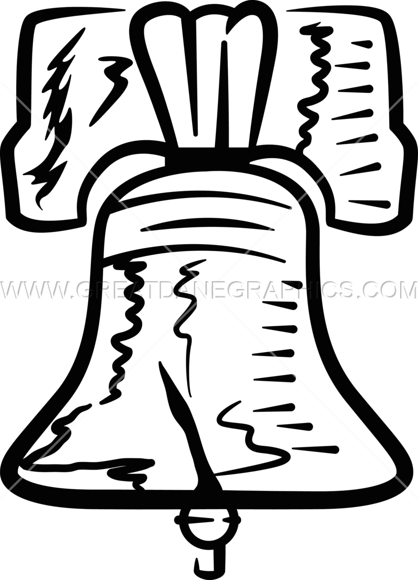 Graphic Freeuse Stock Liberty Bell Clipart Black And - Sydney (825x1145), Png Download