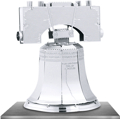 Picture Of Liberty Bell - Metal Works Liberty Bell 3d Laser Cut Model (440x440), Png Download