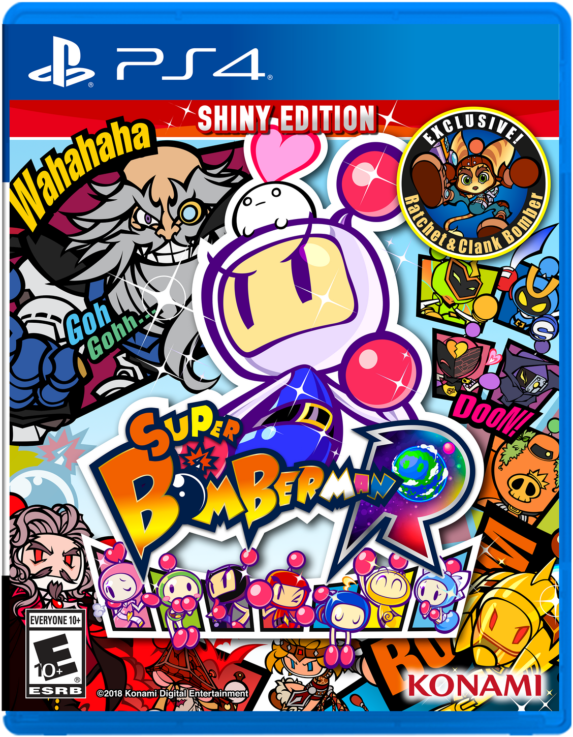 01 Of - Super Bomberman R Shiny Edition Ps4 (1280x1583), Png Download