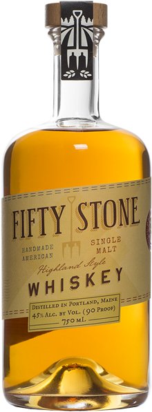 Age-old Custom Held That 50 Stones Of Barley Made One - Fifty Stone Single Malt (250x603), Png Download