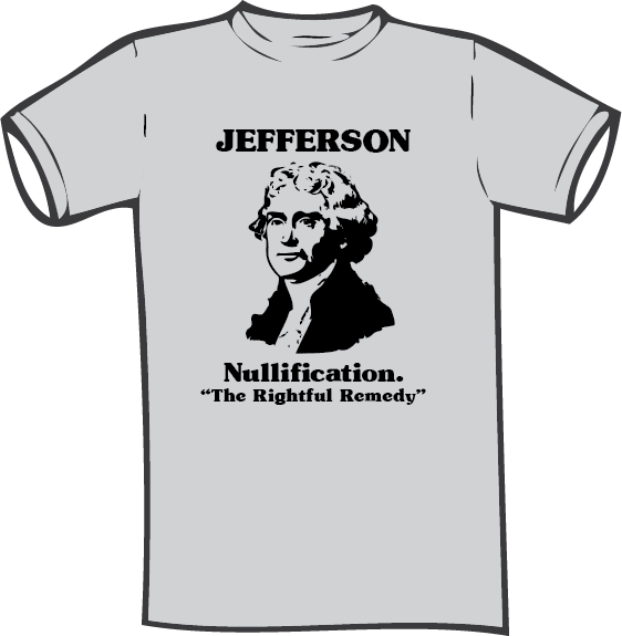 Thomas Jefferson Nullification T-shirt - T Shirts Jefferson (562x575), Png Download