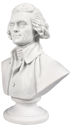 Mini Thomas Jefferson 3 Inch Bust - Great Americans Sale - Thomas Jefferson Bust - Founding (432x432), Png Download