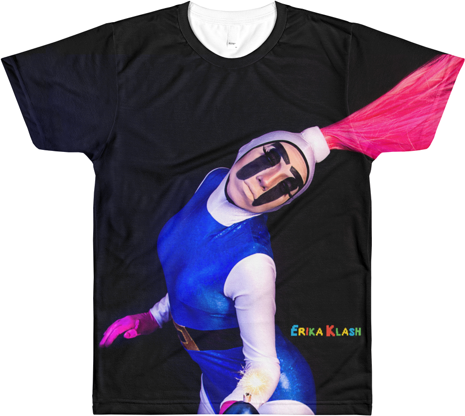 Erika Klash Bomberman Sublimated T-shirt - T-shirt (1000x1000), Png Download