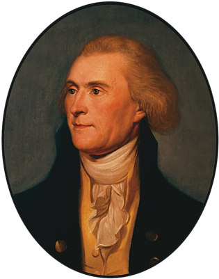Bleed Area May Not Be Visible - Thomas Jefferson (583x700), Png Download