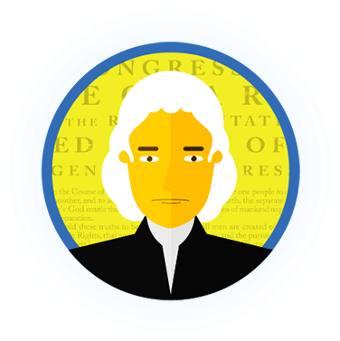 Thomas Jefferson (401x401), Png Download