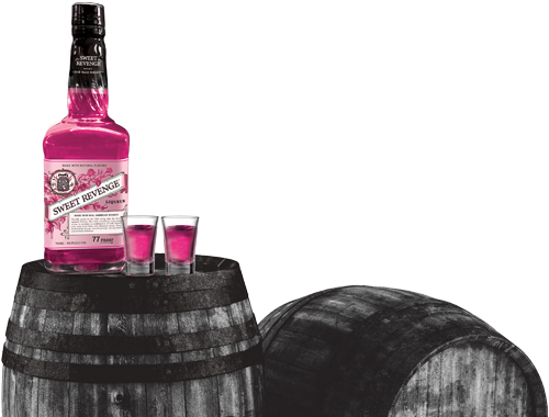 Sweet Revenge Liqueur, Wild Strawberry - 750 Ml Bottle (500x380), Png Download