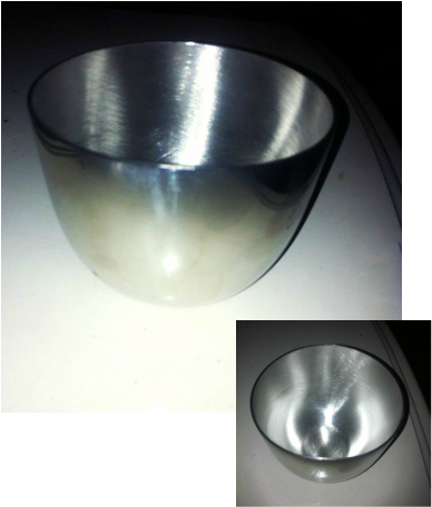 Pictured Left Are Two Pewter "jefferson Cups" Designed - Reflection (388x456), Png Download