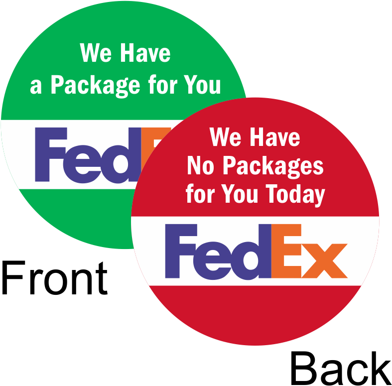 2-sided Magnetic Fedex Status We Have/no Packages Label - Oliver At's Men's Mining Work Boots Safety Steel Toe (800x800), Png Download