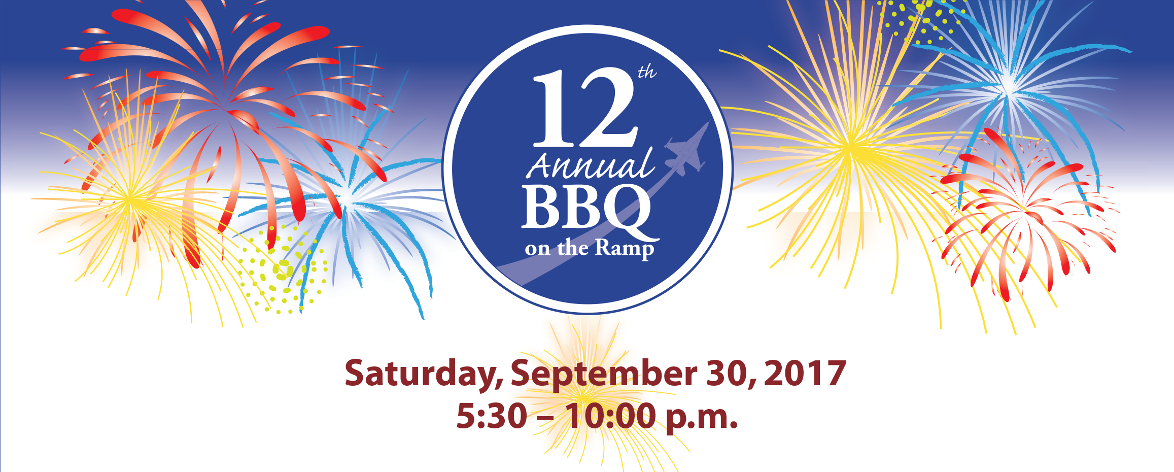 2017 Bbq On The Ramp Learn2fly 2017 08 24t18 - Graphic Design (2314x930), Png Download