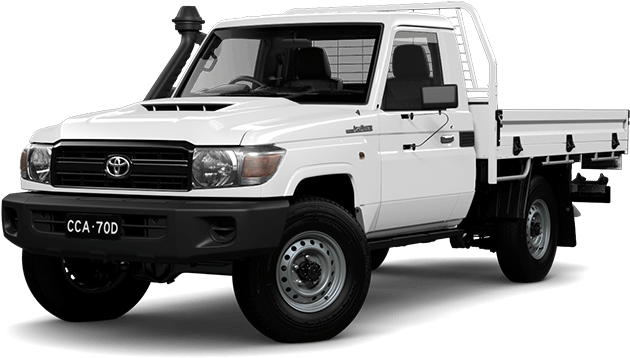 Land Cruiser Pick Up - Land Cruiser 70 Series White (940x529), Png Download