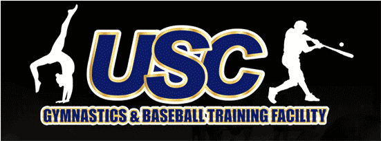 Usc Gymnastics And Baseball - Graphic Design (550x300), Png Download