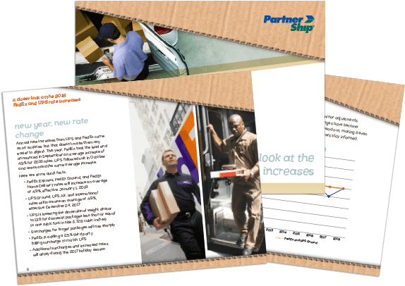 A Closer Look At The Fedex And Ups Rate Increases Whitepaper - Ups Man (600x436), Png Download