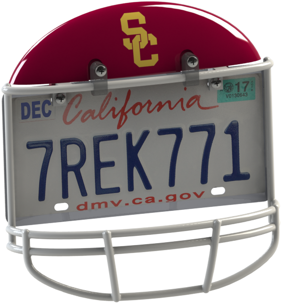 Can Be Used On The Front Or Back Of The Car - Ronald Reagan Presidential Library (597x638), Png Download