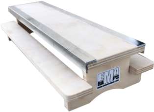 Ema Ramps Fingerboard Table Top Bench - Bench (360x480), Png Download