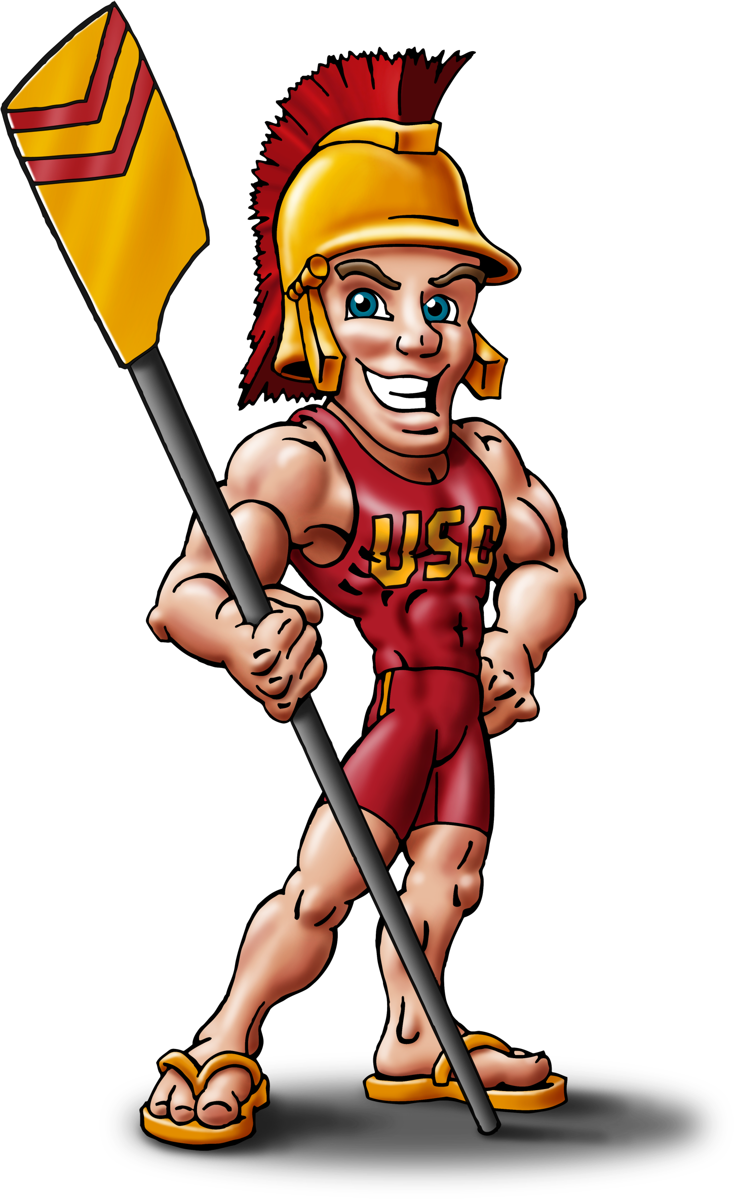 Sponsor A Rower - Usc School Of Business Mascot (1600x2400), Png Download
