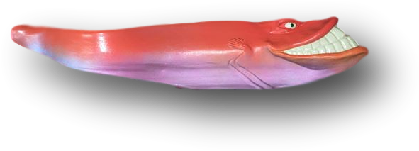 Bright Pink Mighty Mike Eel - Sockeye Salmon (669x668), Png Download