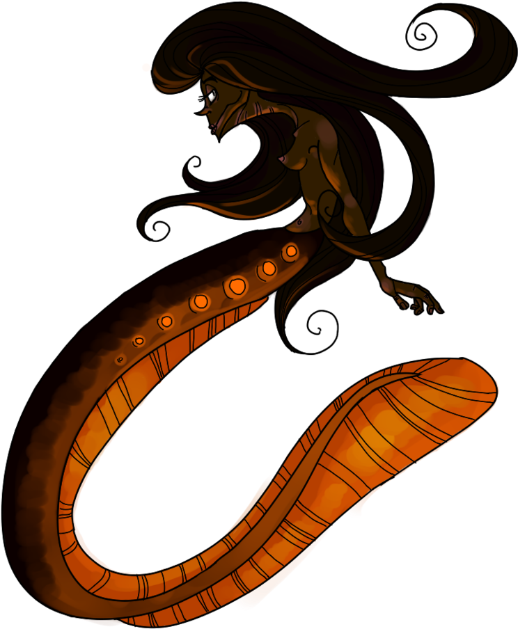 Eel Clipart Lamprey - Siren (801x997), Png Download