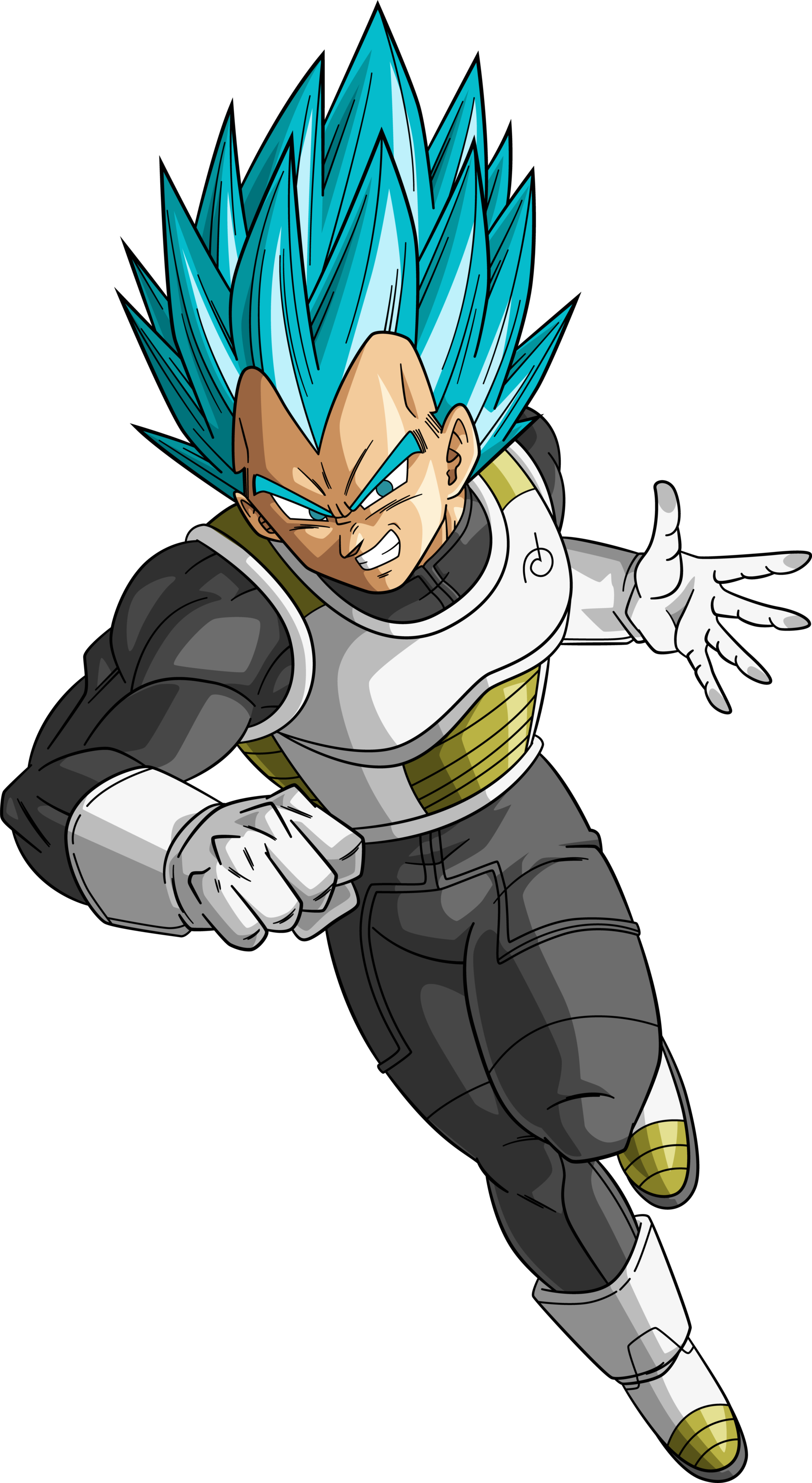 Dragon Ball Super - Vegeta SSJ2 Blue by razorzeshu on DeviantArt