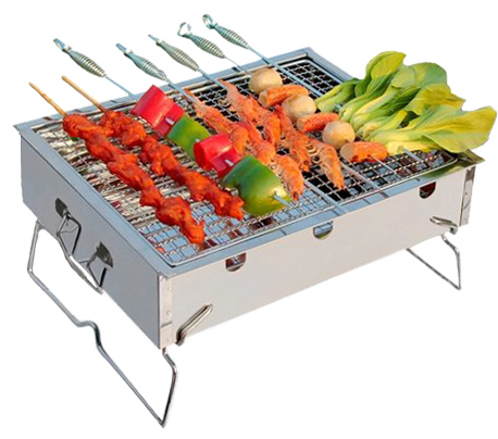 Bbq Grills, For All Functions - Portable Bbq Grill Singapore (499x417), Png Download