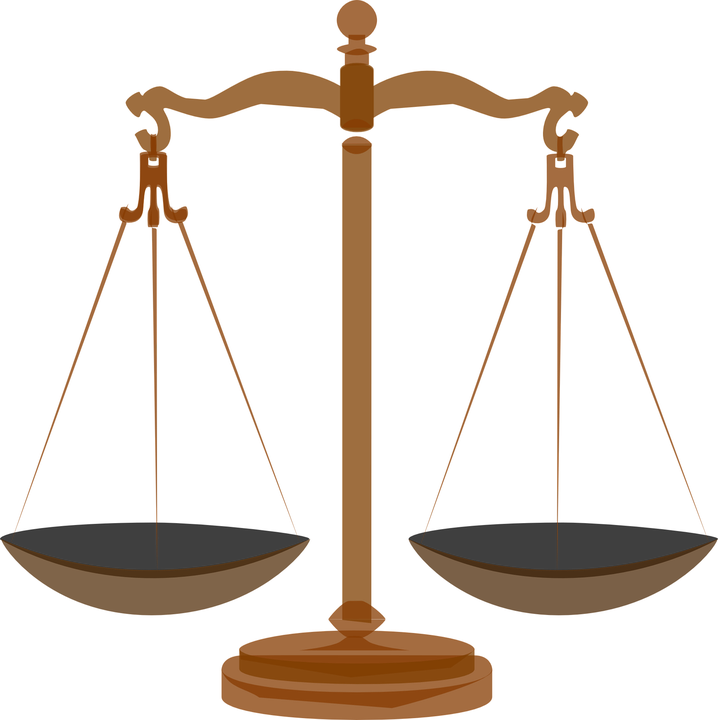 Scales Png - Scales Of Justice (718x720), Png Download