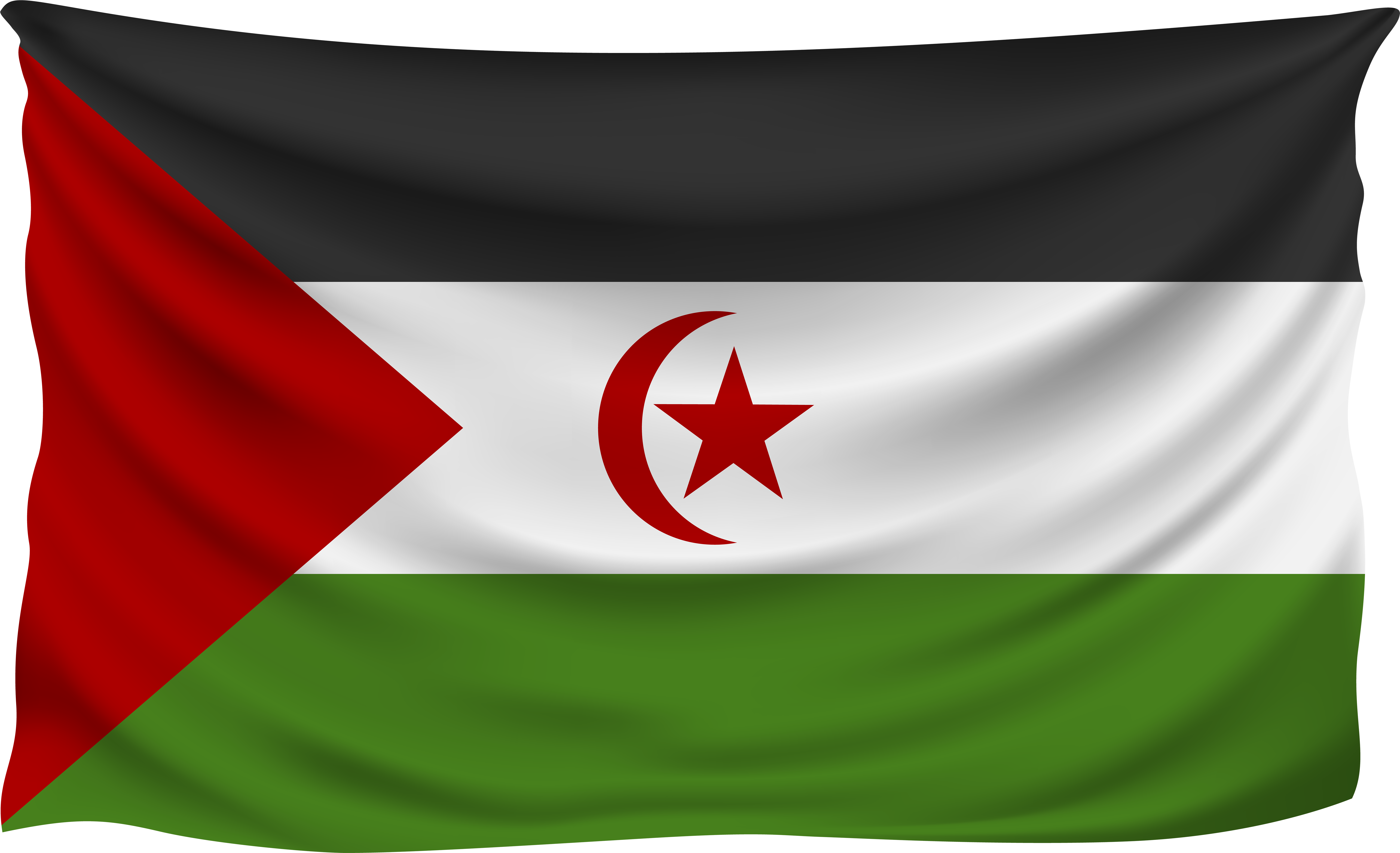 Western Sahara Flag (8000x4917), Png Download