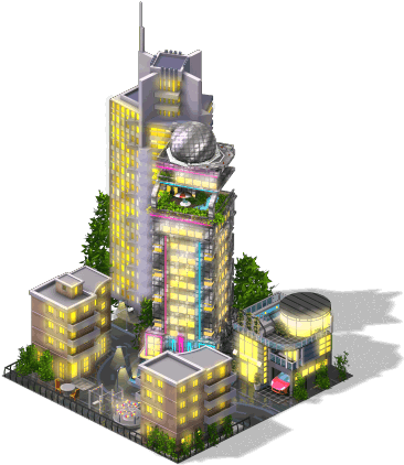 Night Time Neighborhood-sw - Wiki (372x424), Png Download