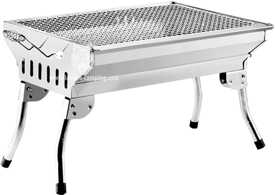 Stainless Steel Bbq Grill Folding Grill Portable Oven - Barbecue Grill (600x600), Png Download