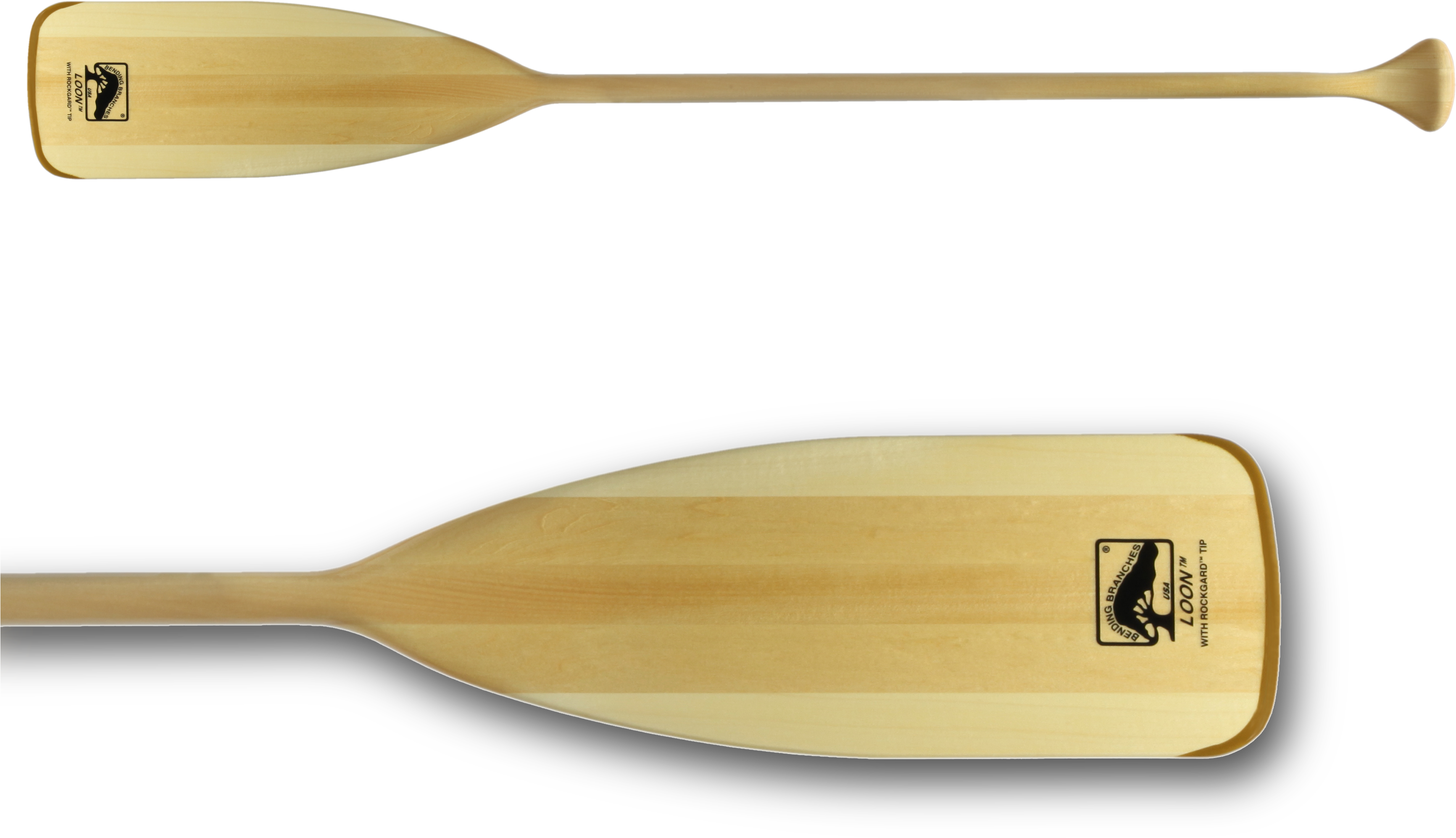 Wooden Canoe Paddle (3640x3153), Png Download