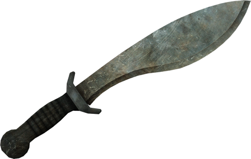 Weapon-121 - Fallout Machete Gladius (500x317), Png Download