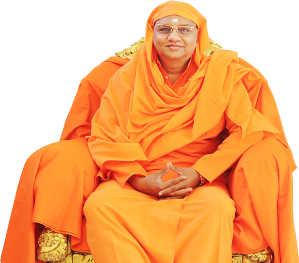 Swami Jagadathmananda Saraswathi Obtained Vedanta Sanyasa - Jagannath (600x540), Png Download